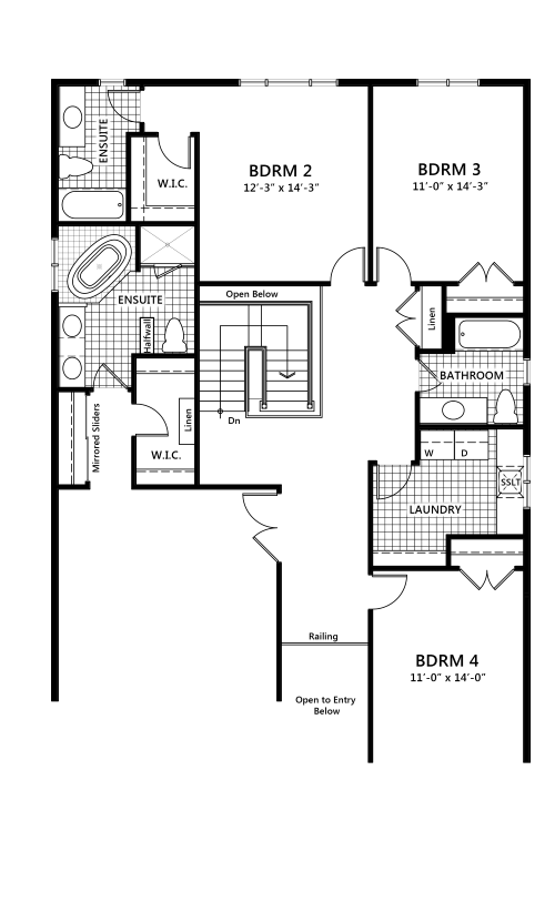 Second Floor layout