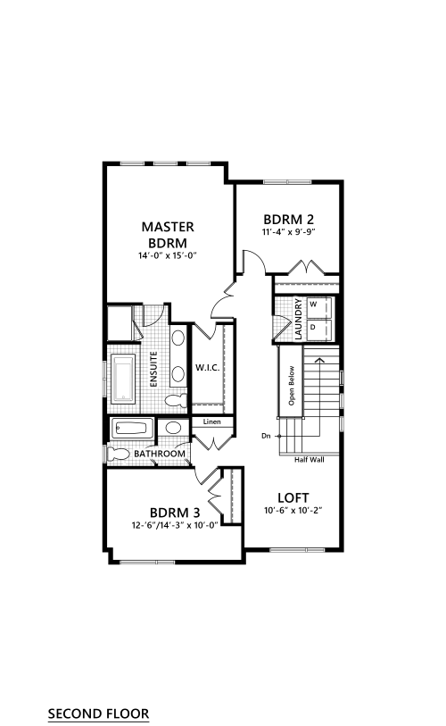 Second Floor layout