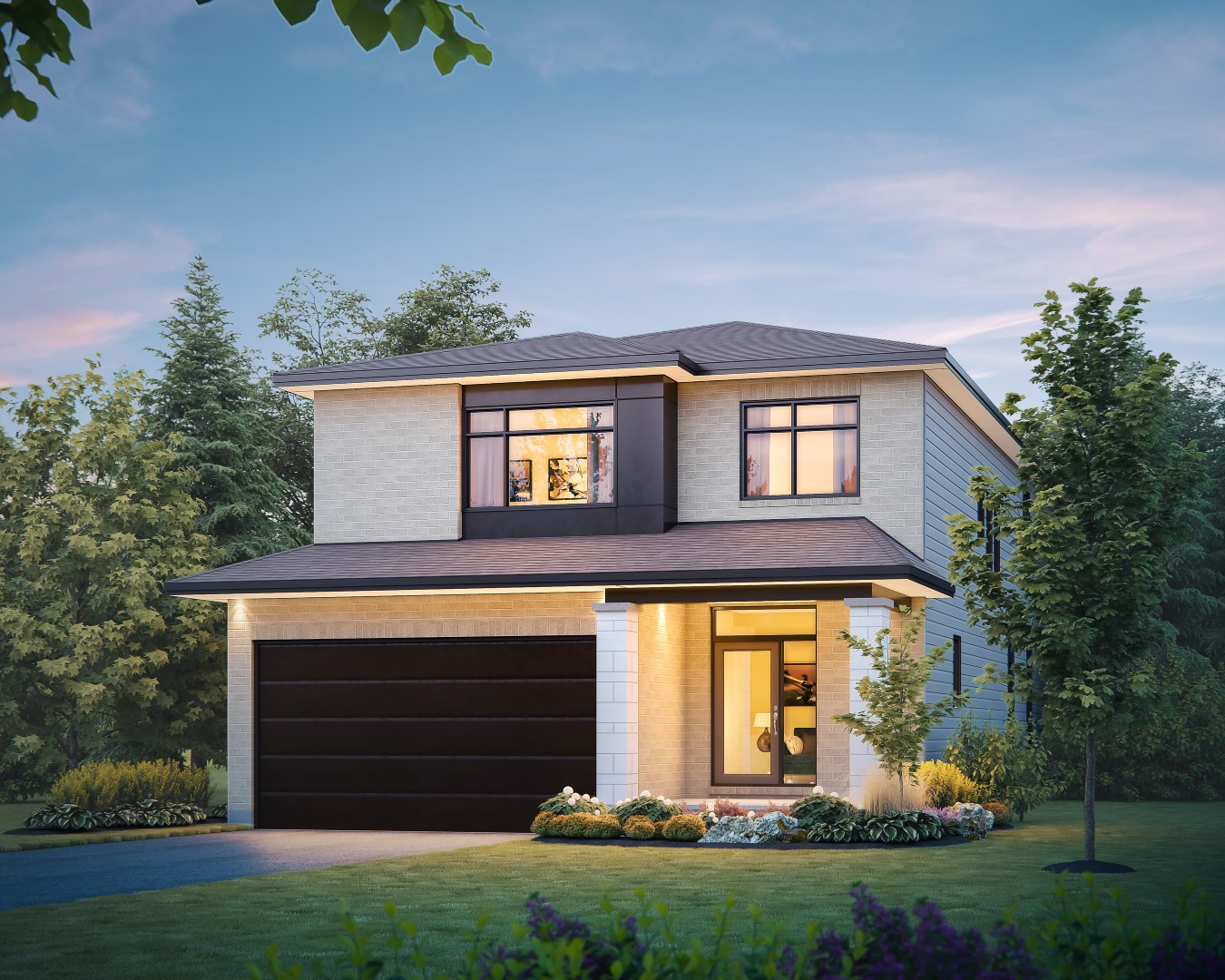 Sable II Elevation Modern  by Tamarack Homes