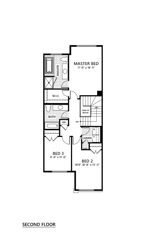Second Floor layout