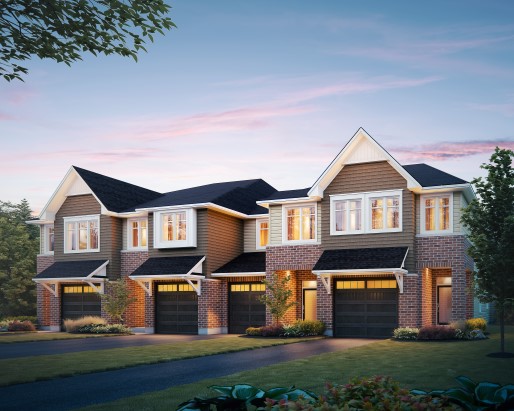 Hudson Elevation A Townhome by Tamarack Homes